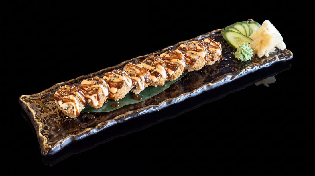 Hot Tempura Salmon Roll